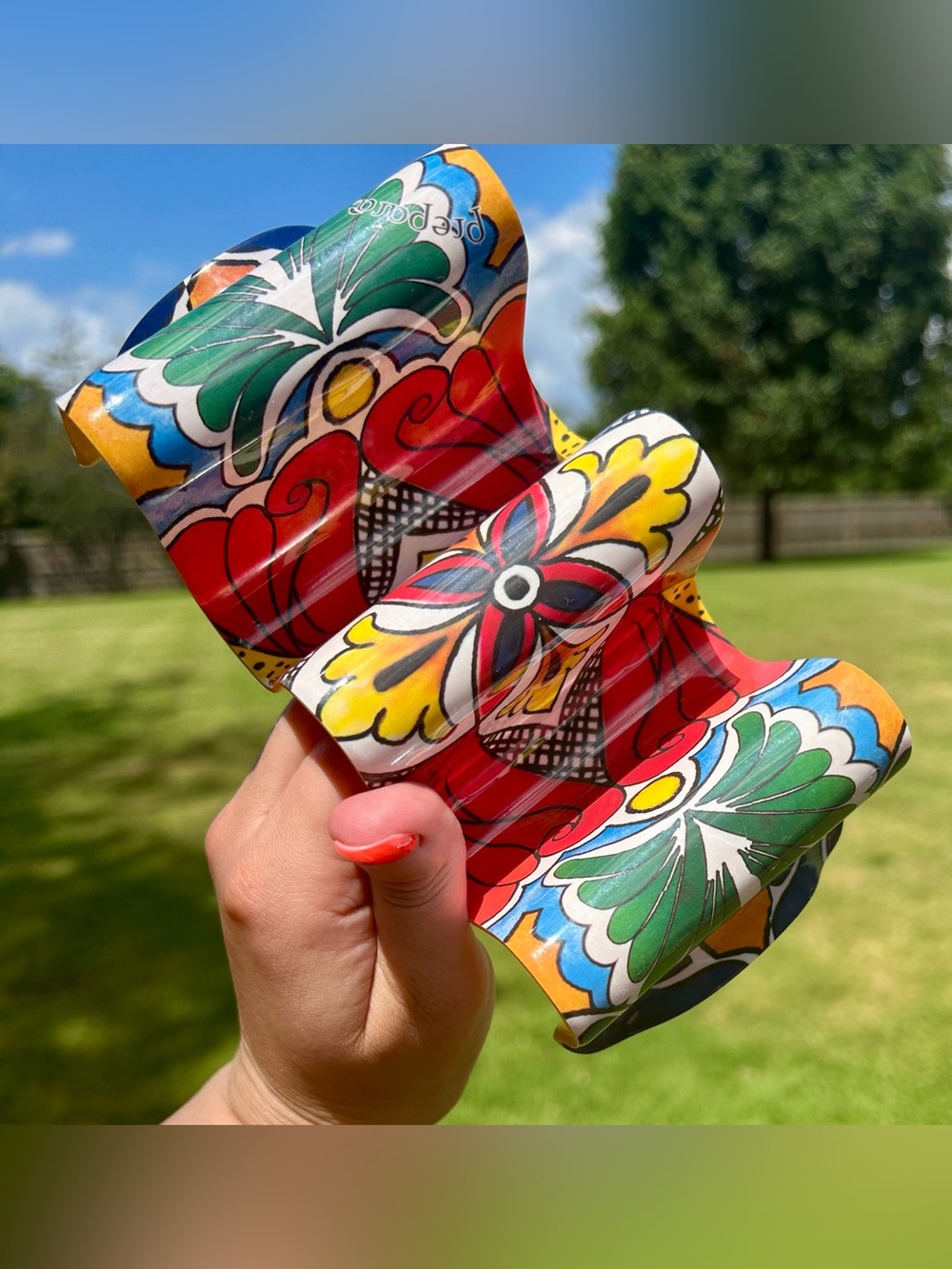 Taco Holder Set Prepara Taco Fiesta Reversible EUC